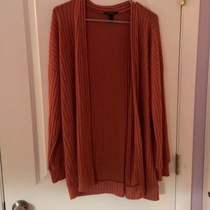 Forever 21 Red/Brown Cardigan